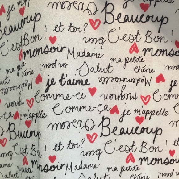 NYDJ, Parisian themed blouse, 2X, light green - Picture 13 of 16